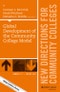 Global Development of the Community College Model. New Directions for Community Colleges, Number 177. Edition No. 1. J-B CC Single Issue Community Colleges - Product Image