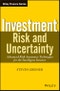Investment Risk and Uncertainty. Advanced Risk Awareness Techniques for the Intelligent Investor. Wiley Finance - Product Thumbnail Image