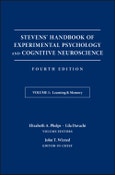 Stevens' Handbook of Experimental Psychology and Cognitive Neuroscience, Learning and Memory. Volume 1- Product Image