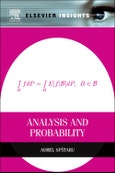 Analysis and Probability- Product Image