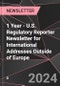 1 Year - U.S. Regulatory Reporter Newsletter for International Addresses Outside of Europe - Product Thumbnail Image