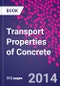 Transport Properties of Concrete - Product Thumbnail Image