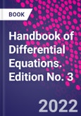 Handbook of Differential Equations. Edition No. 3- Product Image