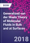 Generalized van der Waals Theory of Molecular Fluids in Bulk and at Surfaces - Product Image