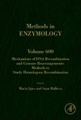 Mechanisms of DNA Recombination and Genome Rearrangements: Methods to Study Homologous Recombination. Methods in Enzymology Volume 600- Product Image