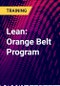 Lean: Orange Belt Program - Product Thumbnail Image