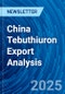 China Tebuthiuron Export Analysis - Product Thumbnail Image