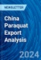 China Paraquat Export Analysis - Product Image
