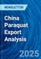 China Paraquat Export Analysis - Product Image