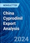 China Cyprodinil Export Analysis - Product Thumbnail Image