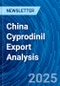 China Cyprodinil Export Analysis - Product Thumbnail Image