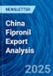 China Fipronil Export Analysis - Product Image