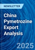 China Pymetrozine Export Analysis- Product Image