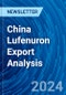 China Lufenuron Export Analysis - Product Thumbnail Image