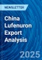 China Lufenuron Export Analysis - Product Thumbnail Image