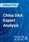 China DAA Export Analysis - Product Thumbnail Image