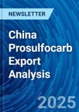 China Prosulfocarb Export Analysis- Product Image