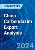 China Carbendazim Export Analysis- Product Image