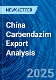 China Carbendazim Export Analysis- Product Image