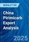 China Pirimicarb Export Analysis - Product Thumbnail Image