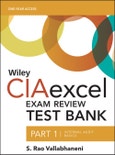 Wiley CIAexcel Exam Review 2018 Test Bank. Part 1, Internal Audit Basics. Wiley CIA Exam Review Series- Product Image