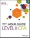 Wiley 11th Hour Guide for 2018 Level II CFA Exam. CFA Curriculum 2018 - Product Image