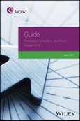 Guide: Preparation, Compilation, and Review Engagements, 2017. AICPA- Product Image