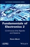 Fundamentals of Electronics 2. Continuous-time Signals and Systems. Edition No. 1 - Product Thumbnail Image