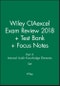 Wiley CIAexcel Exam Review 2018 + Test Bank + Focus Notes: Part 3, Internal Audit Knowledge Elements Set - Product Image