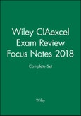 Wiley CIAexcel Exam Review Focus Notes 2018 Complete Set- Product Image