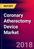 Coronary Atherectomy Device Market | US | Units Sold, Average Selling Prices, Product Pipeline, Forecasts | 2018-2024| MedCore- Product Image