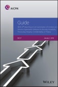 Guide. SOC 2 Reporting on an Examination of Controls at a Service Organization Relevant to Security, Availability, Processing Integrity, Confidentiality, or Privacy. Edition No. 1. AICPA- Product Image