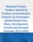 Wearable Fitness Trackers Market by Product, by Distribution Channel, by Geography - Global Market Size, Share, Development, Growth and Demand Forecast, 2013-2023- Product Image