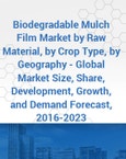 Biodegradable Mulch Film Market by Raw Material, by Crop Type, by Geography - Global Market Size, Share, Development, Growth, and Demand Forecast, 2016-2023- Product Image
