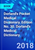 Dorland's Pocket Medical Dictionary. Edition No. 30. Dorland's Medical Dictionary- Product Image
