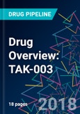 Drug Overview: TAK-003- Product Image