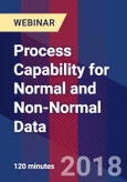 Process Capability for Normal and Non-Normal Data - Webinar (Recorded)- Product Image
