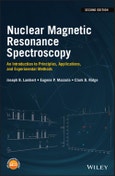 Nuclear Magnetic Resonance Spectroscopy. An Introduction to Principles, Applications, and Experimental Methods. Edition No. 2- Product Image