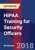 HIPAA Training for Security Officers - Webinar (Recorded)- Product Image