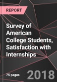 Survey of American College Students, Satisfaction with Internships- Product Image