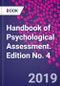 Handbook of Psychological Assessment. Edition No. 4 - Product Image