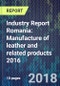 Industry Report Romania: Manufacture of leather and related products 2016 - Product Thumbnail Image