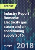 Industry Report Romania: Electricity gas steam and air conditioning supply 2016- Product Image