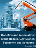 Robotics and Automation Market by Cloud Robotics, UAV/Drones, Robotics Equipment, Components, Solutions, Apps and Services- Product Image