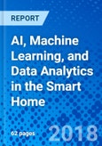 AI, Machine Learning, and Data Analytics in the Smart Home- Product Image
