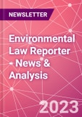 Environmental Law Reporter - News & Analysis- Product Image
