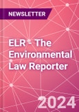 ELR - The Environmental Law Reporter- Product Image