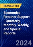 Economics Retainer Support - Quarterly, Monthly, Weekly, and Special Reports- Product Image
