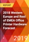 2018 Western Europe and Rest of EMEA Office Printer Hardware Forecast - Product Thumbnail Image