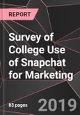 Survey of College Use of Snapchat for Marketing- Product Image